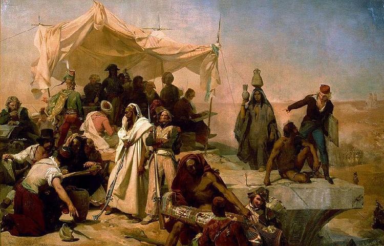 Leon Cogniet The 1798 Egyptian Expedition Under the Command of Bonaparte oil painting picture